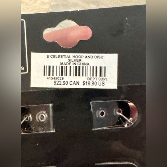 NEW Torrid Fashion Silver Tone Earrings 2 Pairs - Picture 5 of 5